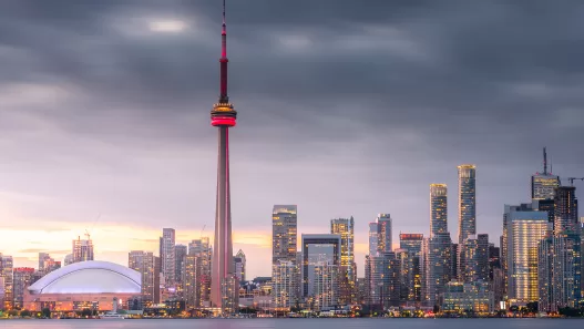 toronto city skyline at night ontario canada 2024 10 14 15 02 41 utc