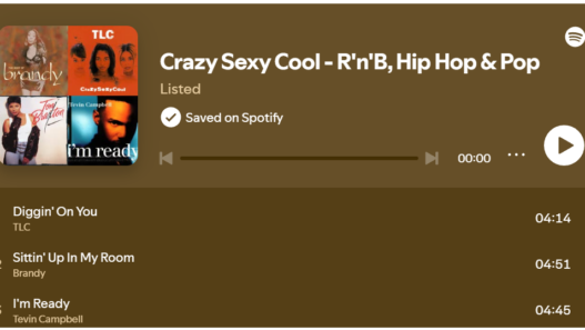 Crazy Sexy Cool – RnB Hip Hop Pop