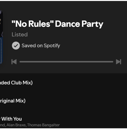 No Rules Dance Party