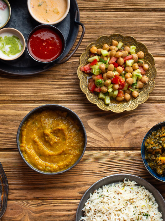 assorted indian food